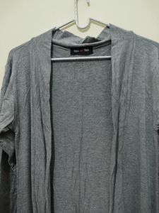 Ten On 10 Dark Grey Shrug Or Coverup