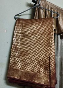 Elegant banarasi saree with blouse