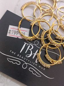 Combo pack of 12 pairs Hoop Earrings at wholesale