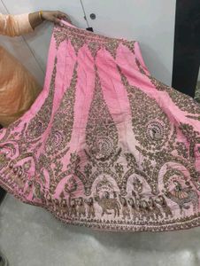 Beautiful Pink Embroidered Lehenga