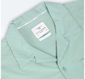 Flying Machine Teal Oversized Shirt