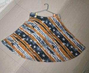 flared mini midi skirt stretchable