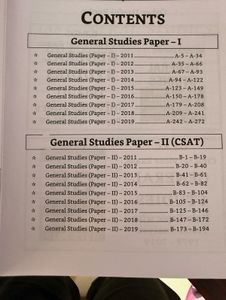 UPSC General Studies Solved Papers 2011-2019