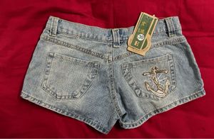 Light Wash Denim Shorts