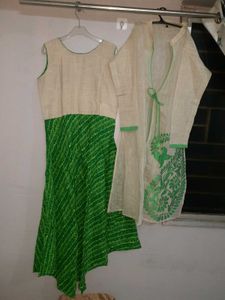 Ethnic Dress with Embroidered Kurti
