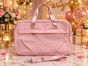 Stylish Pink Fashion Duffle Bag