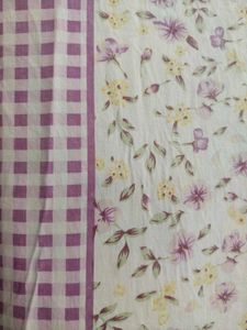 Bedsheet with pillow covers.