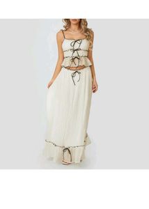 Chic Ruffle Tie-Front Dress