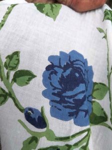 Floral Print Sleeveless Top pure cotton