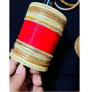 Dulhan Chuda Bangles Set For Women