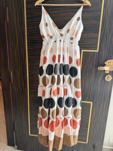 Boho Polka Dot Maxi Dress