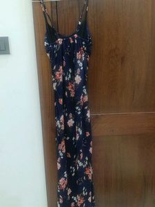 Floral Print Spaghetti Strap Dress