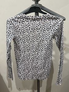 Floral Print Long Sleeve Top