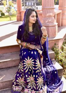 Beautiful Blue Rajputi poshak 💙