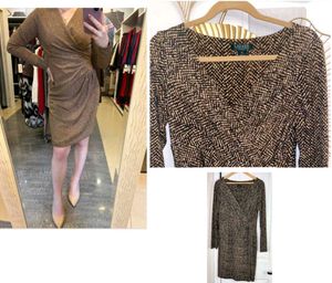 Ralph Lauren Snake pattern Wrap Dress