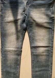 Washed Denim Jeans