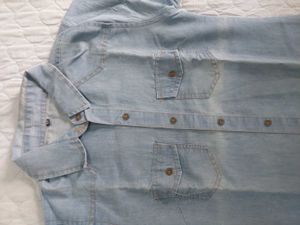 Light Wash Denim one piece with open buttons