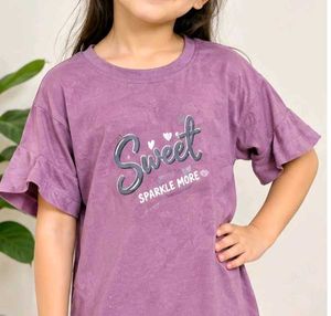 Cute Purple "Sweet Sparkle More" Top