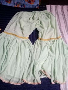 Maroon &amp; Gold Embellished Dress