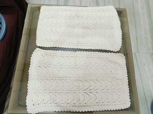 🇳🇿💫🎀 Vintage Crochet Pillow Covers