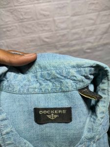 Dockers Blue Denim Shirt