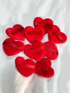 ❤️Red Heart Makeup puffs 9 pcs