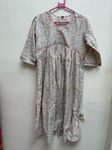 Floral Anarkali Kurta Set with Dupatta