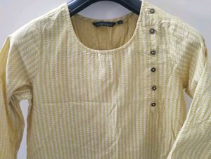 Stylish Yellow  Kurta