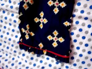 Stylish Navy Blue Printed Kurta
