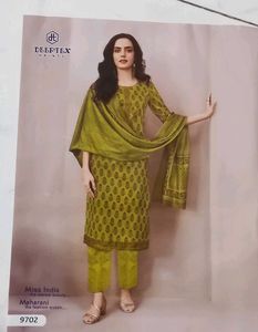 Deeptex Prints dress material Set with Dupatta
