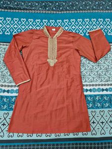 Boy's Embroidered Kurta