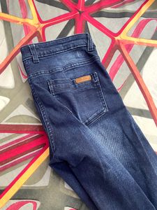 Mast & Harbour Blue Mid Rise Stretchable Jeans