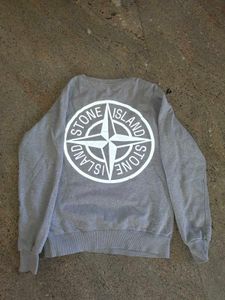 Stone Island Reflective Logo Sweatshirt