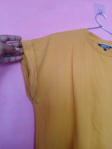 Roaster Mustard Crop Top