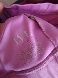 Purple Criss-Cross Sports Bra