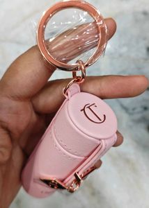 Charlotte Tilbury Pink Lipstick Holder Keychain