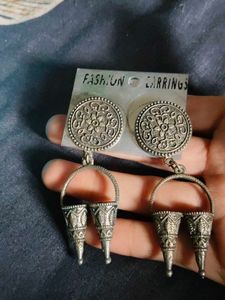 Unique Boho Jhumka Earrings