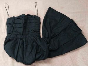 Chic Strapless Black Dress