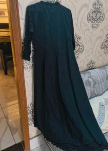 ✨🖤Black Embroidered Anarkali dress👸🏻