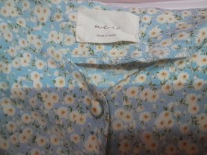 Ditsy Floral Print Summer Dress With Balloon Sleev