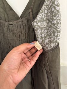 Ethereal Dress with Floral Detail