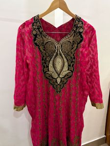 Bright Magenta Pink Salwar Kameez