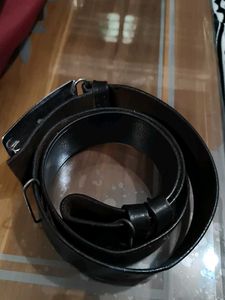 NCC Black Leather Belt