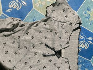 Comfortable Grey mini dresswith Bow Detail