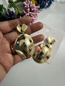 Gold Tone Dangle Earrings