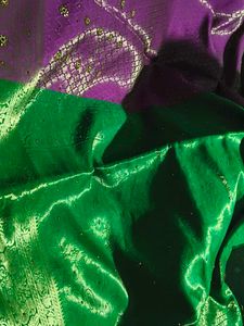 Stunning Emerald Green Embroidered Saree