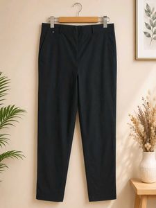 Classic Black cotton Trousers