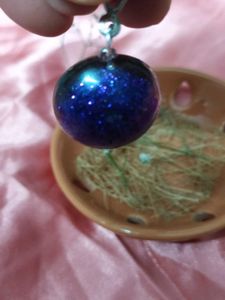 Sparkling Blue Stone Pendant Necklace