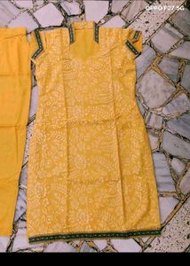 18. Yellow Kurta Set with Pants @ 399
