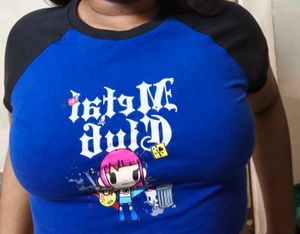 Metallic Baby Crop Top